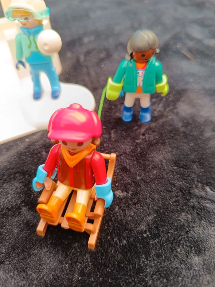 Lot enfants aux sports d'hiver Playmobil - photo numéro 9
