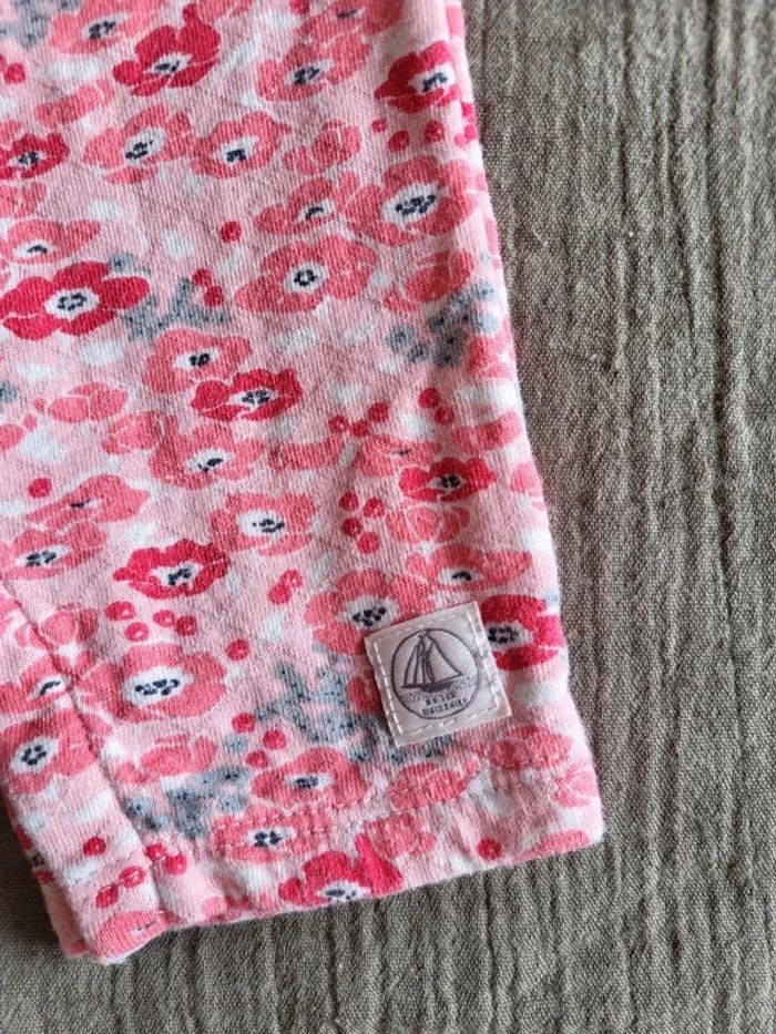 Joli ensemble combinaison bébé fille Petit Bateau avec bonnet oreilles de lapin - photo numéro 3