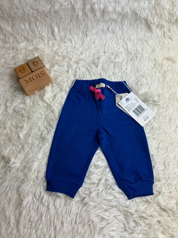 💙 Pantalon bleu Chicco – Taille 6 mois