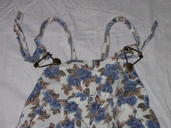 Short Salopette Taille 1 Bleu Femme - photo numéro 2