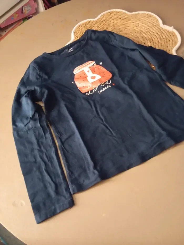 Tee shirt manches longues 8 ans