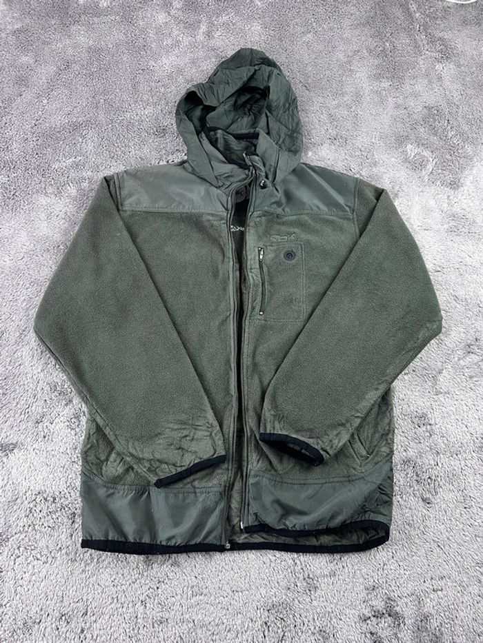 Veste polaire Reebok à capuche vert foncé Taille L – Homme