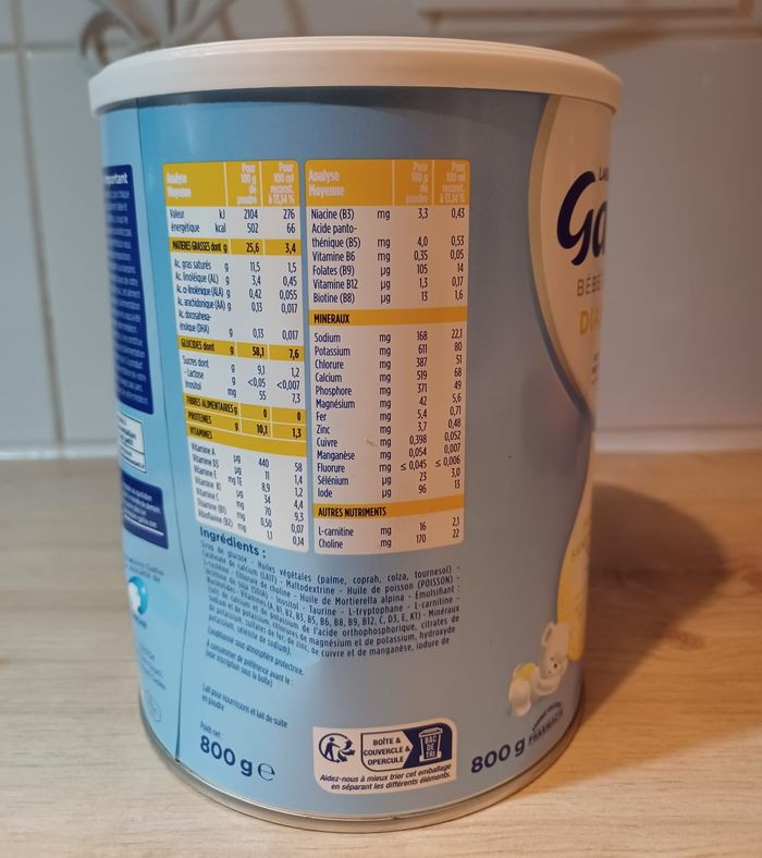 Lait BEBE EXPERT Gallia Diargal - photo numéro 2