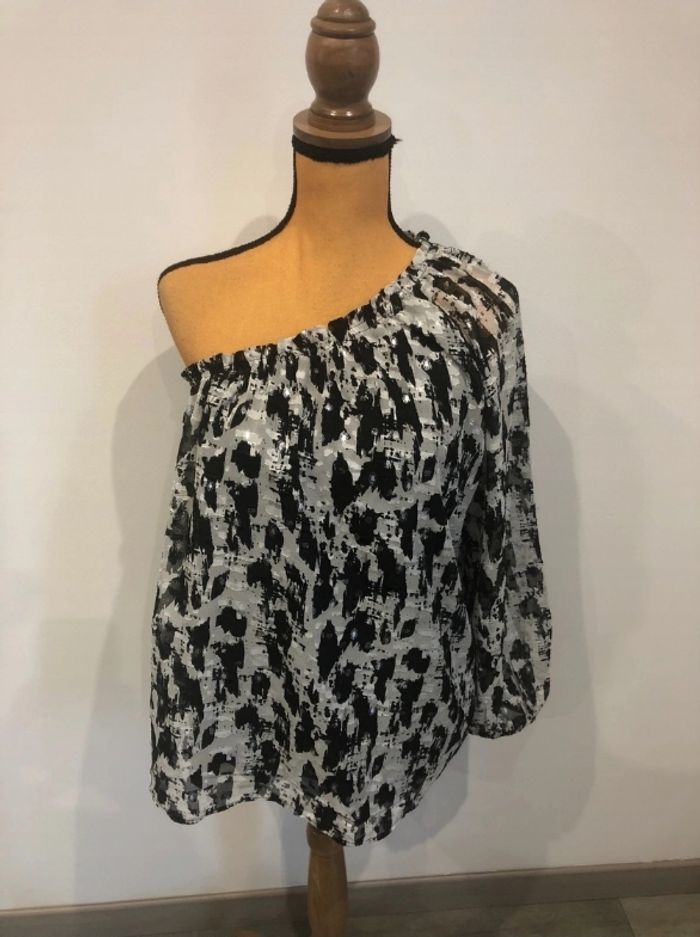 Blouse manche trois quart - Taille 44 - Sora
