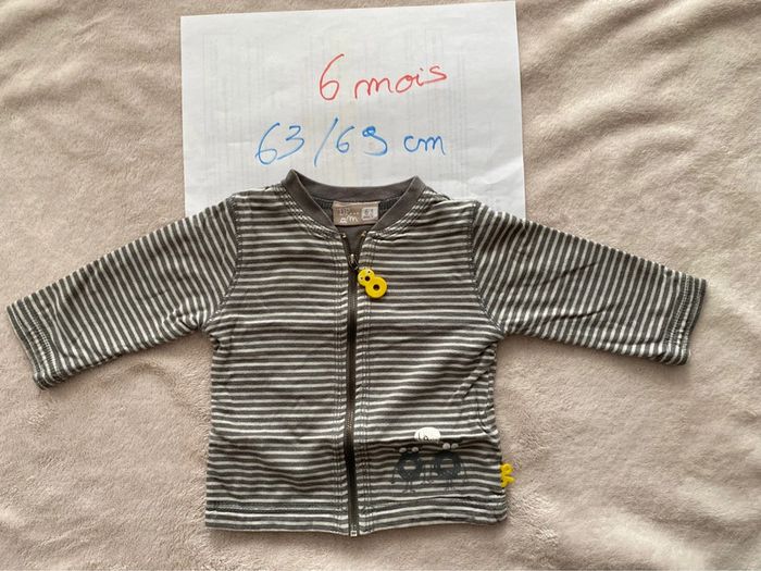 Lot 5 Gilets zippés - Gap, Orchestra, Sergent Major, dpam, Cadet Rousselle - 6 mois - TBE - photo numéro 15