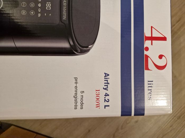 Airfryer NEUF Arthur Martin 4,2l - photo numéro 3