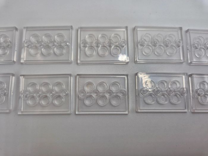 Lot de socles transparent type lego pour personnages lot de 10, Star wars - photo numéro 2