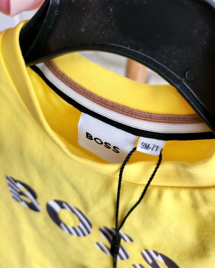 T-shirt et maillot de bain BOSS jaune  boss taille 9 mois neuf - photo numéro 13