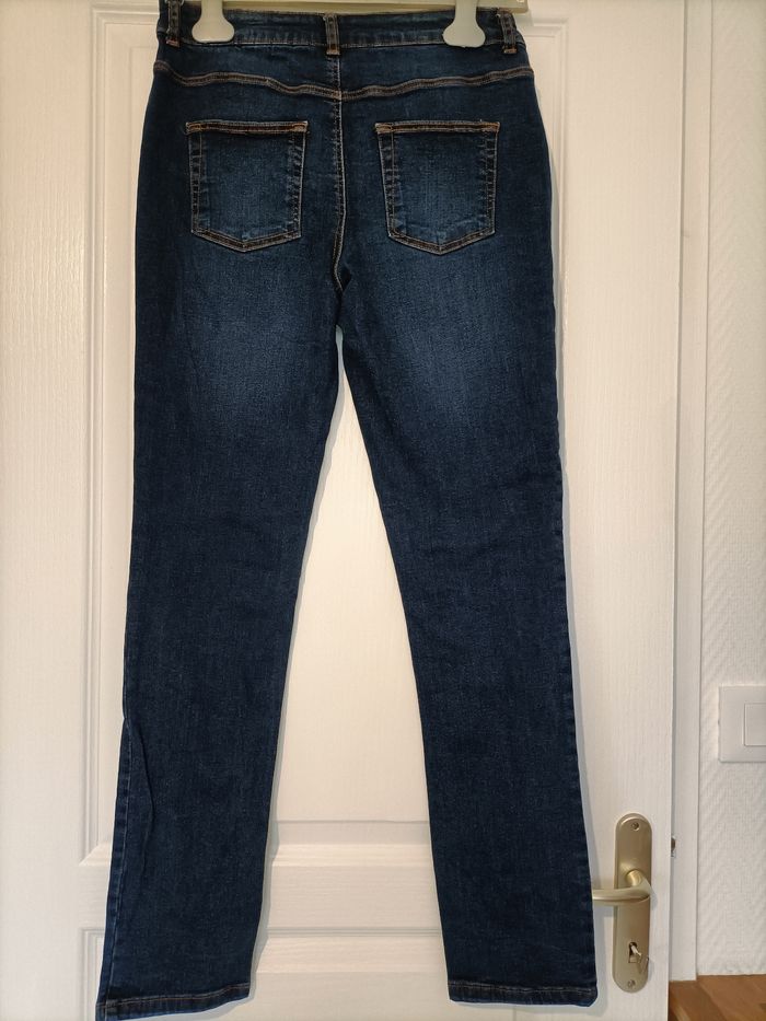 Jean skinny 14-15 ans bleu marine denim co. - photo numéro 3