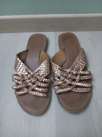 Sandales rose gold taille 38