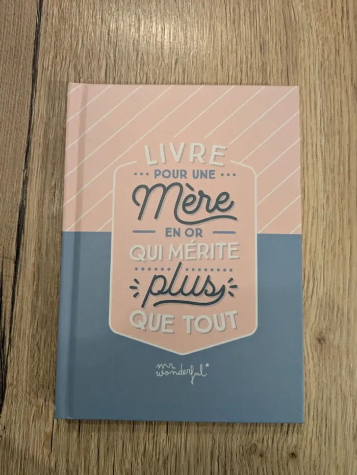 Livre neuf pour une mère en or