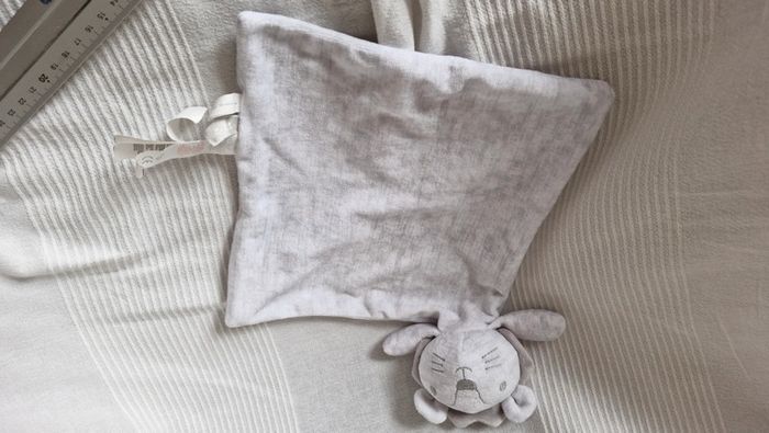 Doudou plat lion gris mon premier major - photo numéro 7