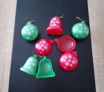 lot de 6 suspensions de noël à remplir - disney