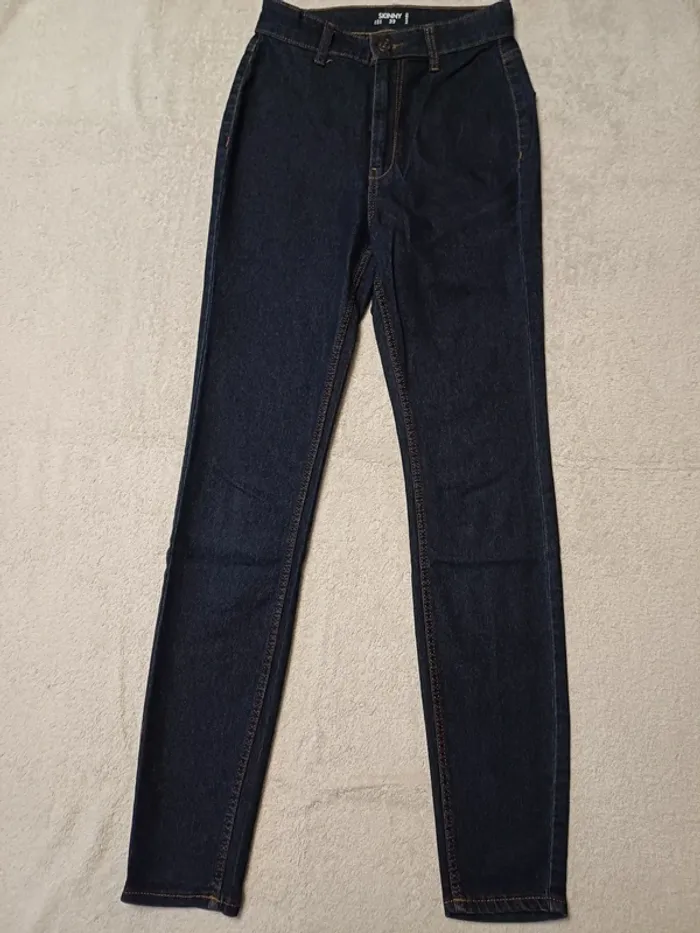 Jean skinny bleu Kiabi 32 12 ans (réf perso (G-P15)(familleac72)