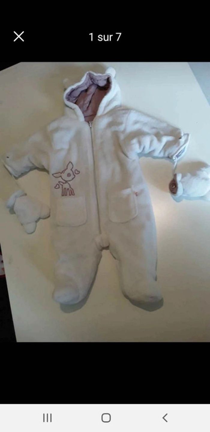 Combinaison pilote fille 6/9 mois - photo numéro 5