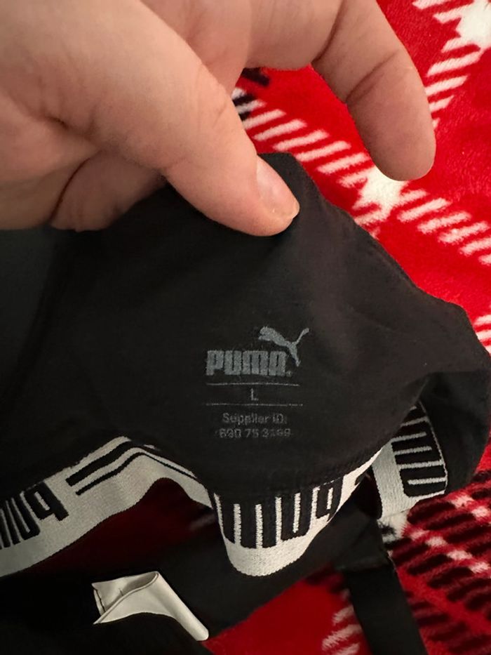 Puma brassière de sport noir avec bonnet formé - photo numéro 3