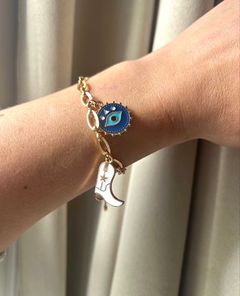 Bracelet en acier inoxydable doré 