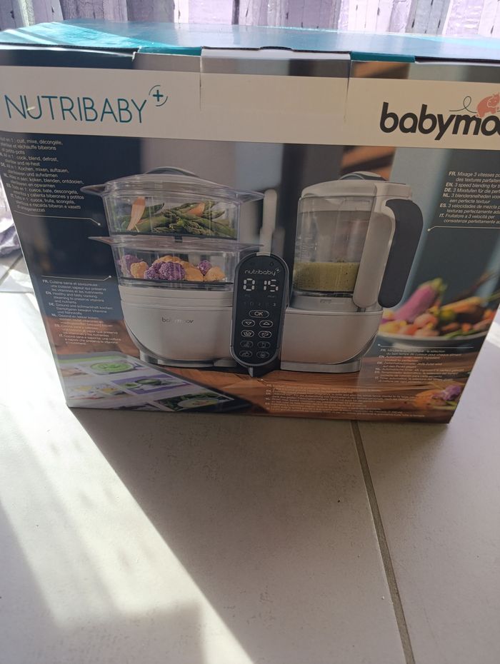 Cuiseur vapeur nutribaby + de Babymoov