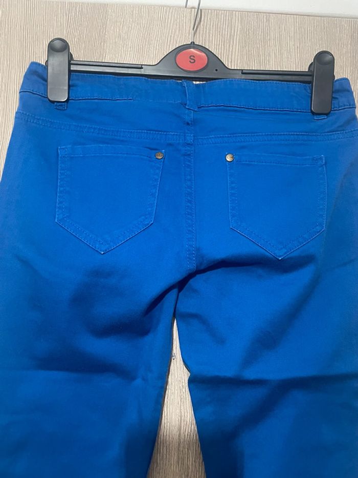 Pantalon bleu électrique T38 - photo numéro 6