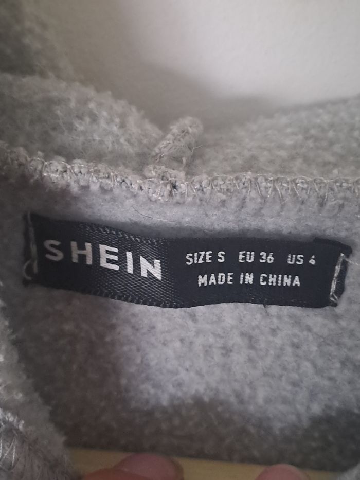 Sweat court gris Shein Taille S - photo numéro 7