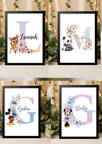 Cadre prénom enfant 