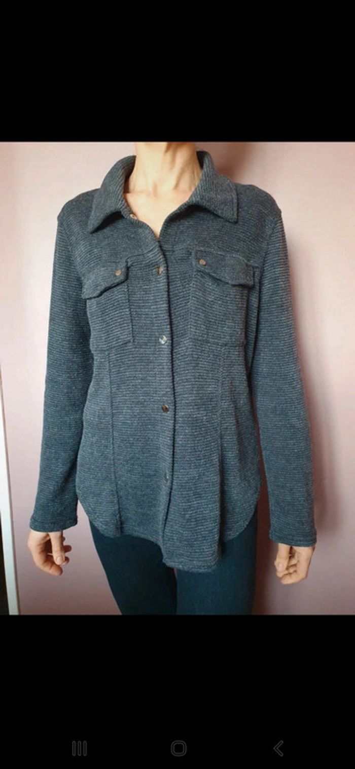 Veste épaisse grise