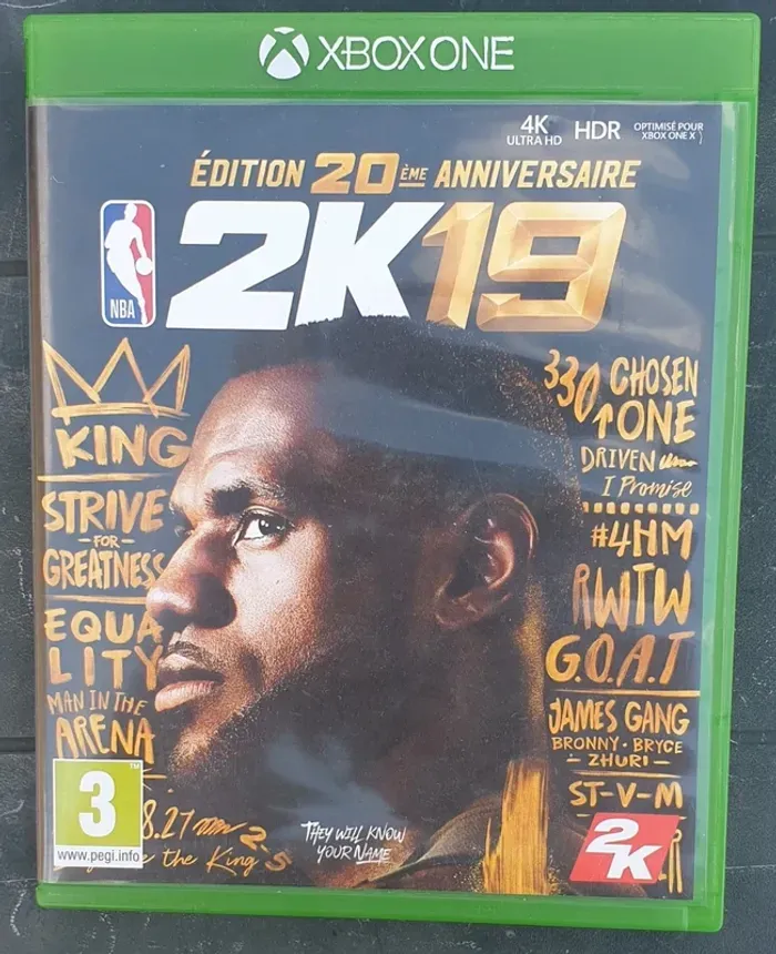 Jeu NBA 2K19 Xbox One - Édition Spéciale 20 ans