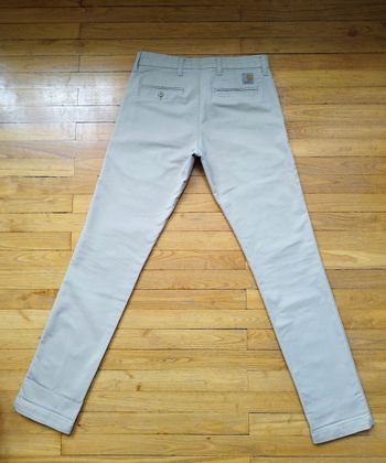 Pantalon Chino Carhartt beige 30x32 homme