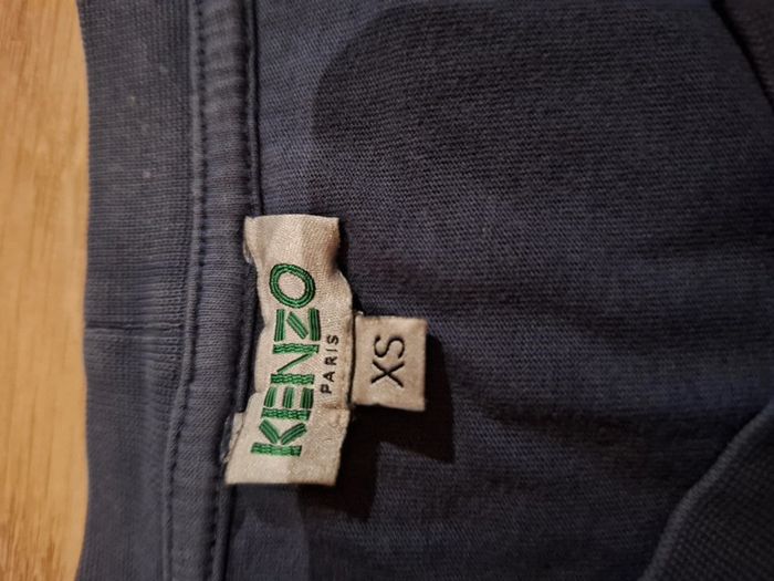 Tshirt kenzo bleu marine homme sans manche - photo numéro 3