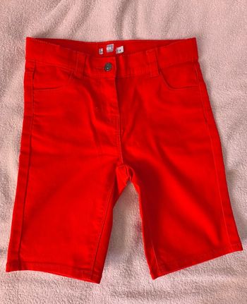 Bermuda rouge, taille réglable, Gémo, 8 ans
