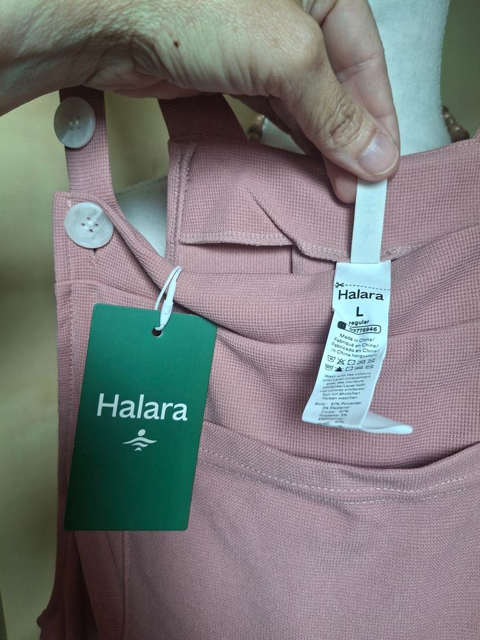 Salopette fluide rose HALARA neuve L - photo numéro 4