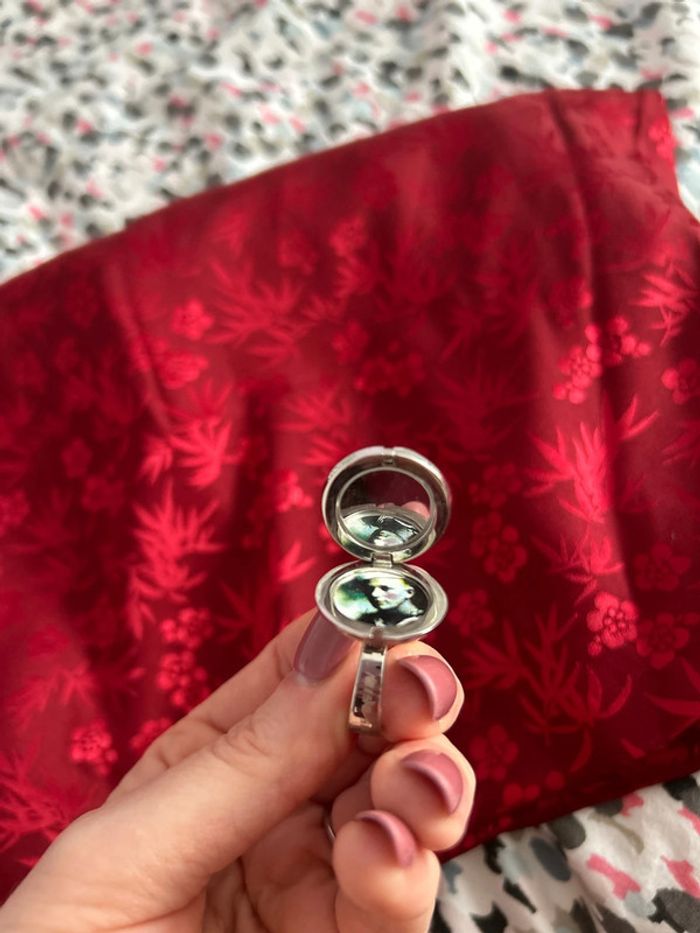 Bague boule avec photo et miroir Miss60 - photo numéro 3