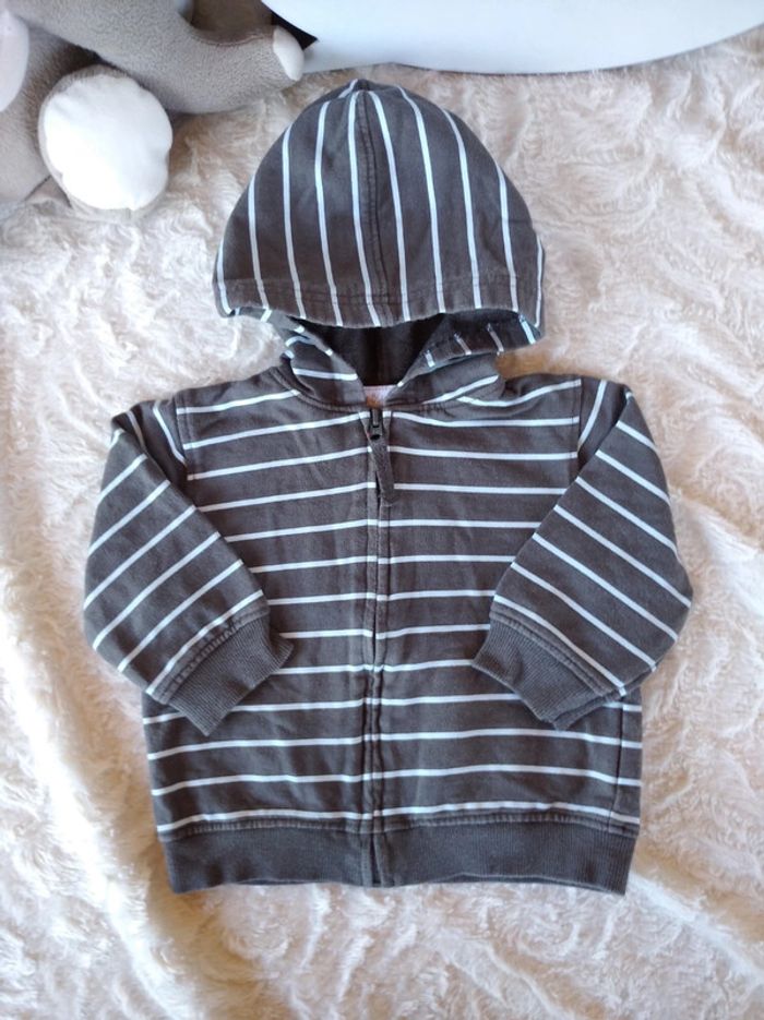 Gilet veste avec capuche Garçon 9 mois Petit Kimbaloo - photo numéro 2