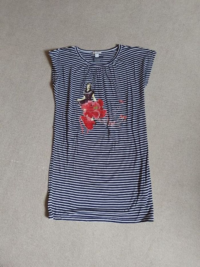 Robe marinière avec déco exotique 12 ans - Orchestra