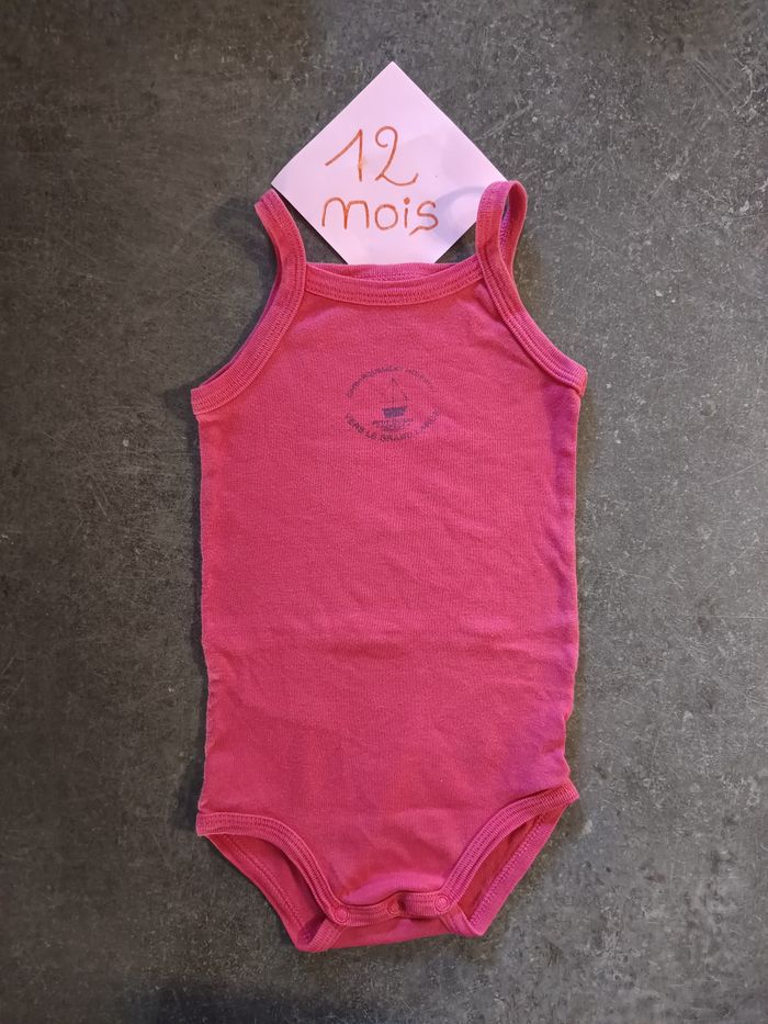 Body bretelles petit bateau 12 mois