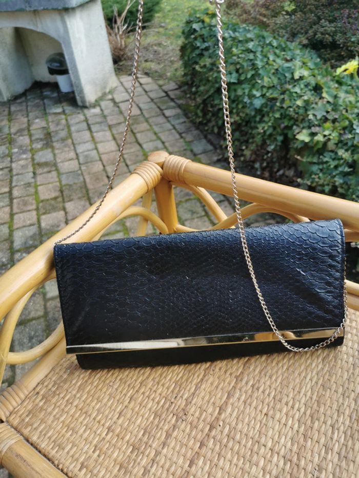 Pochette noire structuré New look - photo numéro 6