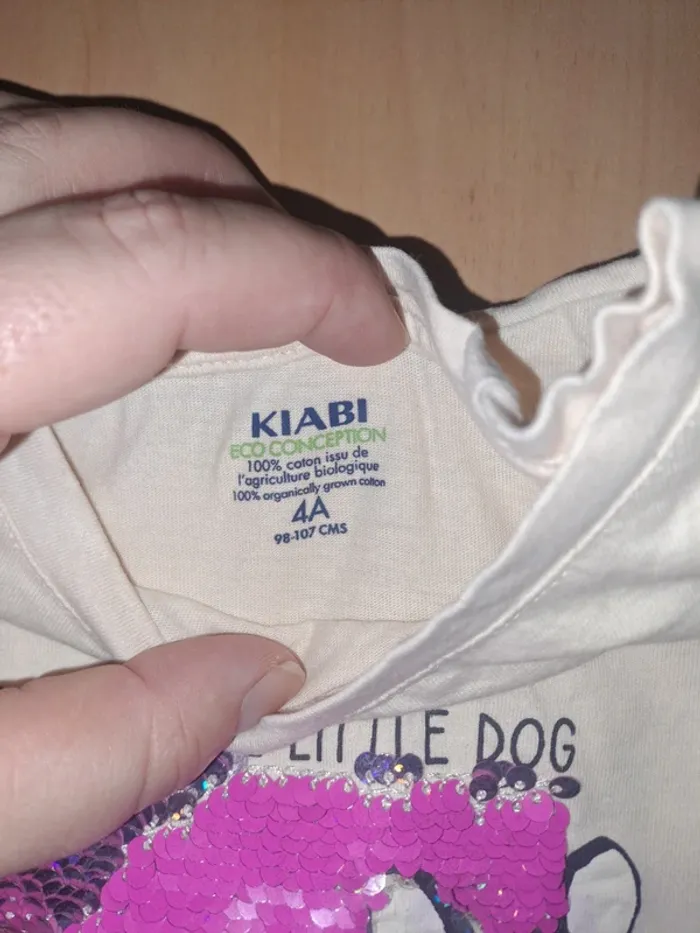 T-shirt 4 ans fille - photo numéro 4