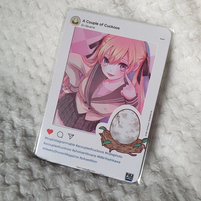 Goodies manga set de cartes a couple of cuckoos
