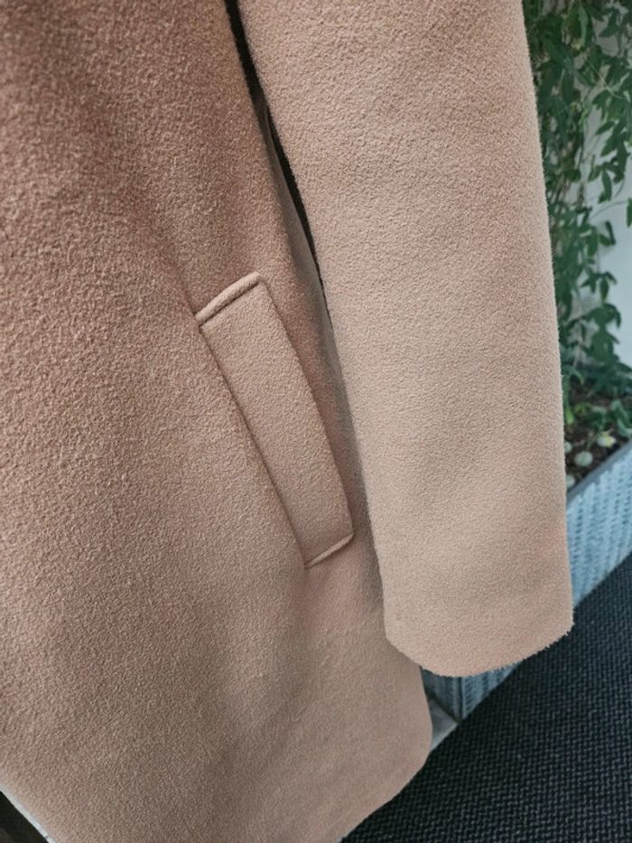 Zara manteau long marron clair taille L - photo numéro 4