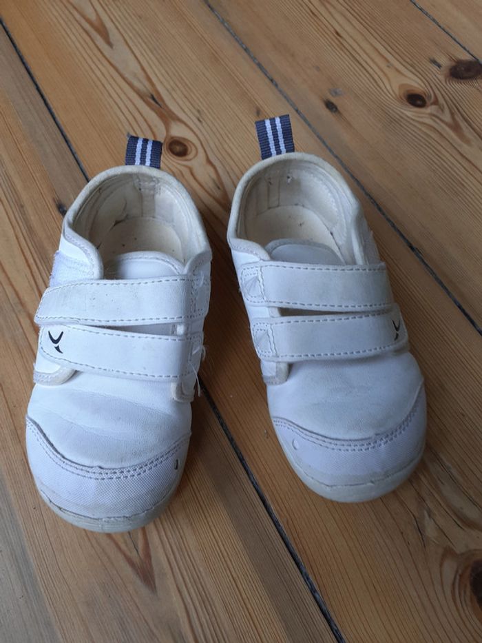 Baskets Domyos blanches taille 24 TBE - photo numéro 5