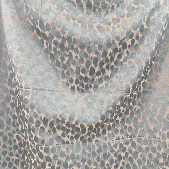 Ensemble Tailleur jupe et veste Olivier Grant motif léopard satiné - taille 44 A776 - photo numéro 6