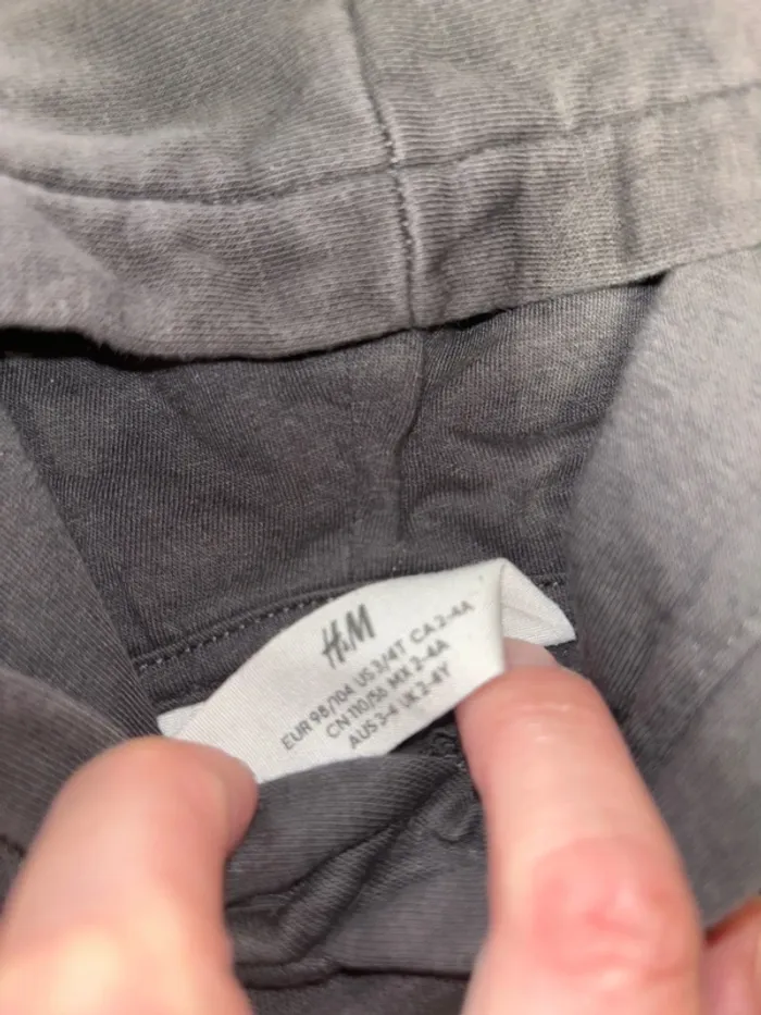 Pull à capuche Marvel H&M 2/4 ans - photo numéro 4