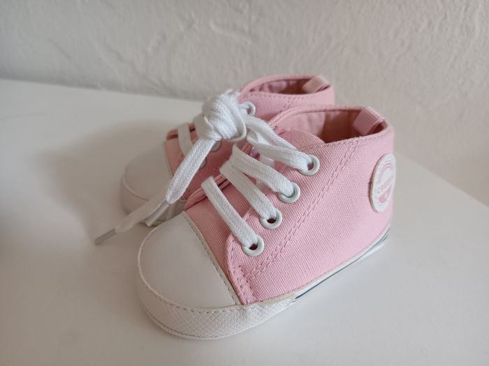 Converses rose bébé - photo numéro 2