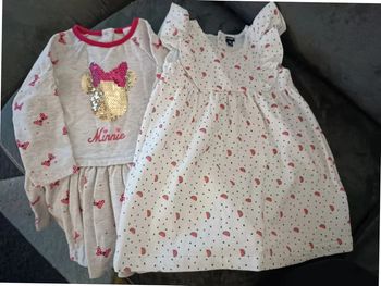 Lot de 2 robes 18mois