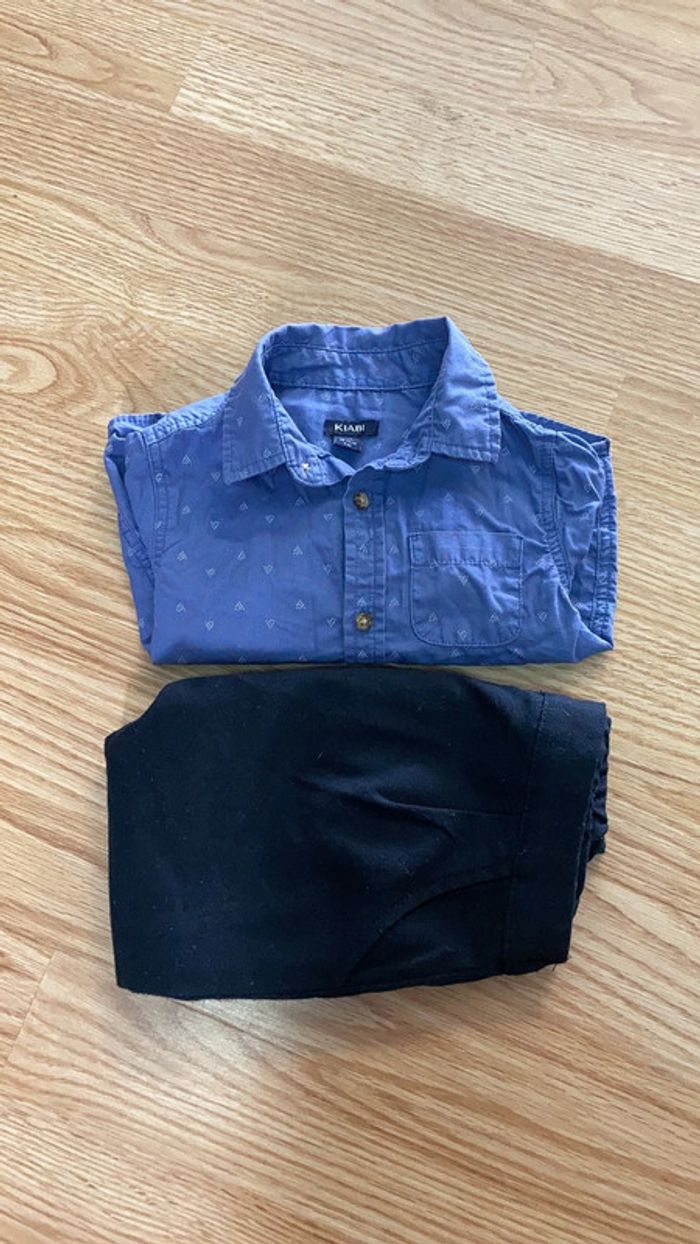 Tenue pantalon chic et chemise bleu Kiabi - photo numéro 8