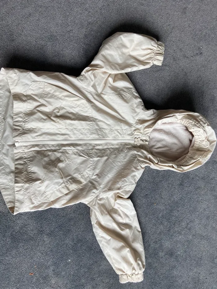 Veste vent avec intérieur polaire