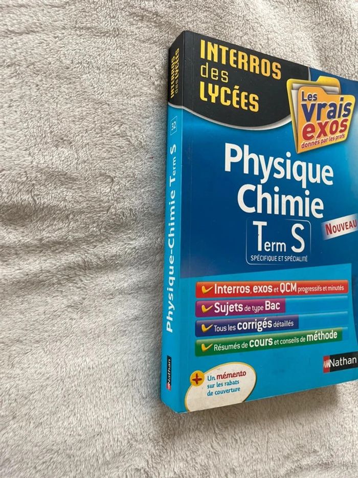 Livre manuel scolaire prépa bac terminale S (physique chimie) - photo numéro 2