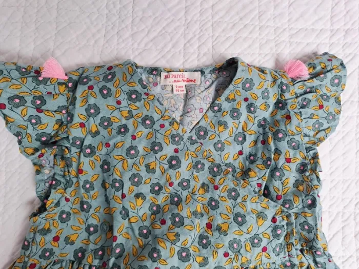 Lot Robe DPAM et Gilet Obaïbi 23 mois- Printemps/été - photo numéro 3