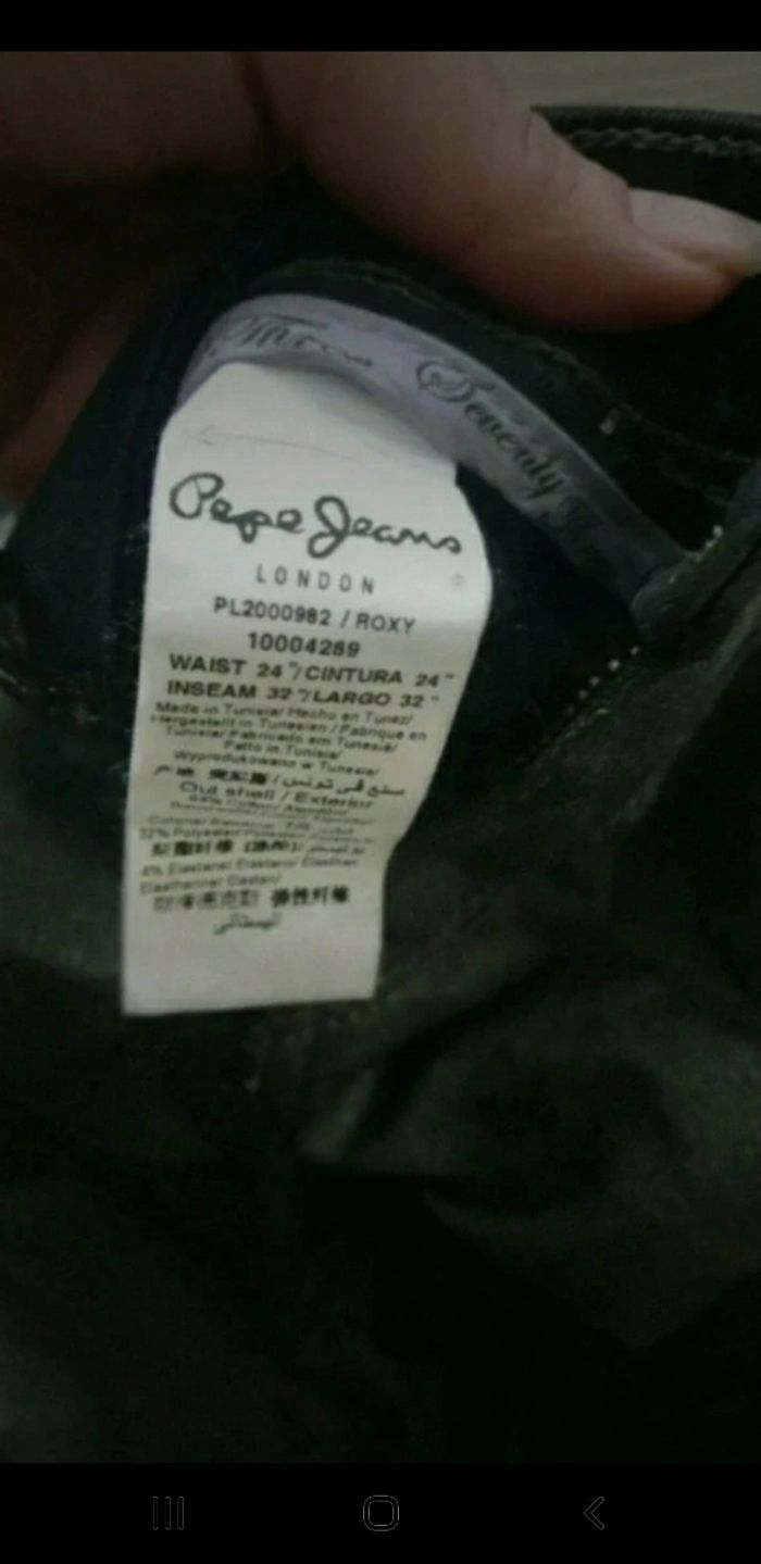 Pantalon skinny patiné pepe jeans 34 - photo numéro 3