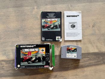 F1 World Grand Prix II Nintendo 64 Complet avec boîte et notices.